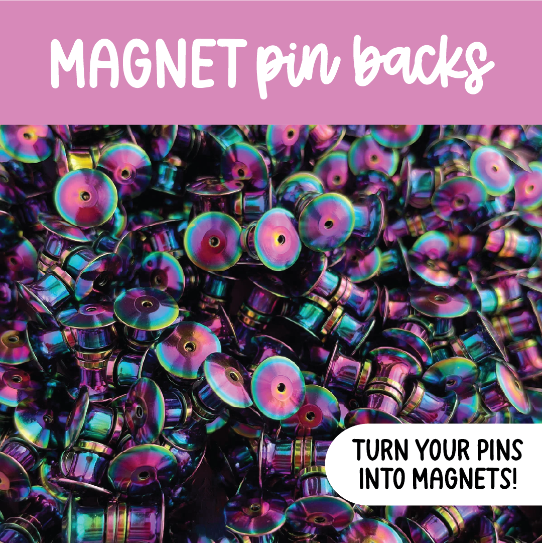 Magnetic Pin Backs | Pack of 5