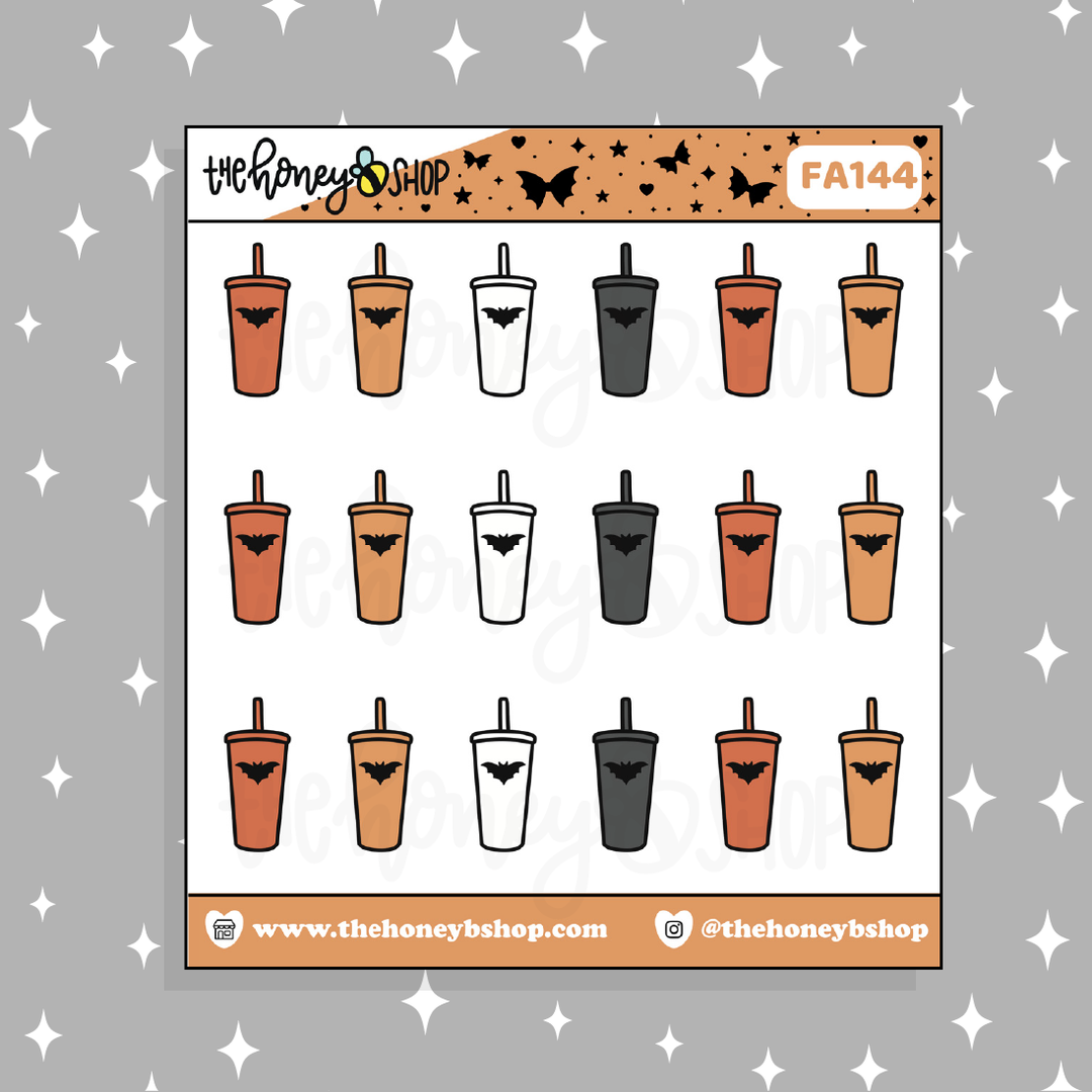 Halloween Tumblers Doodle Sticker