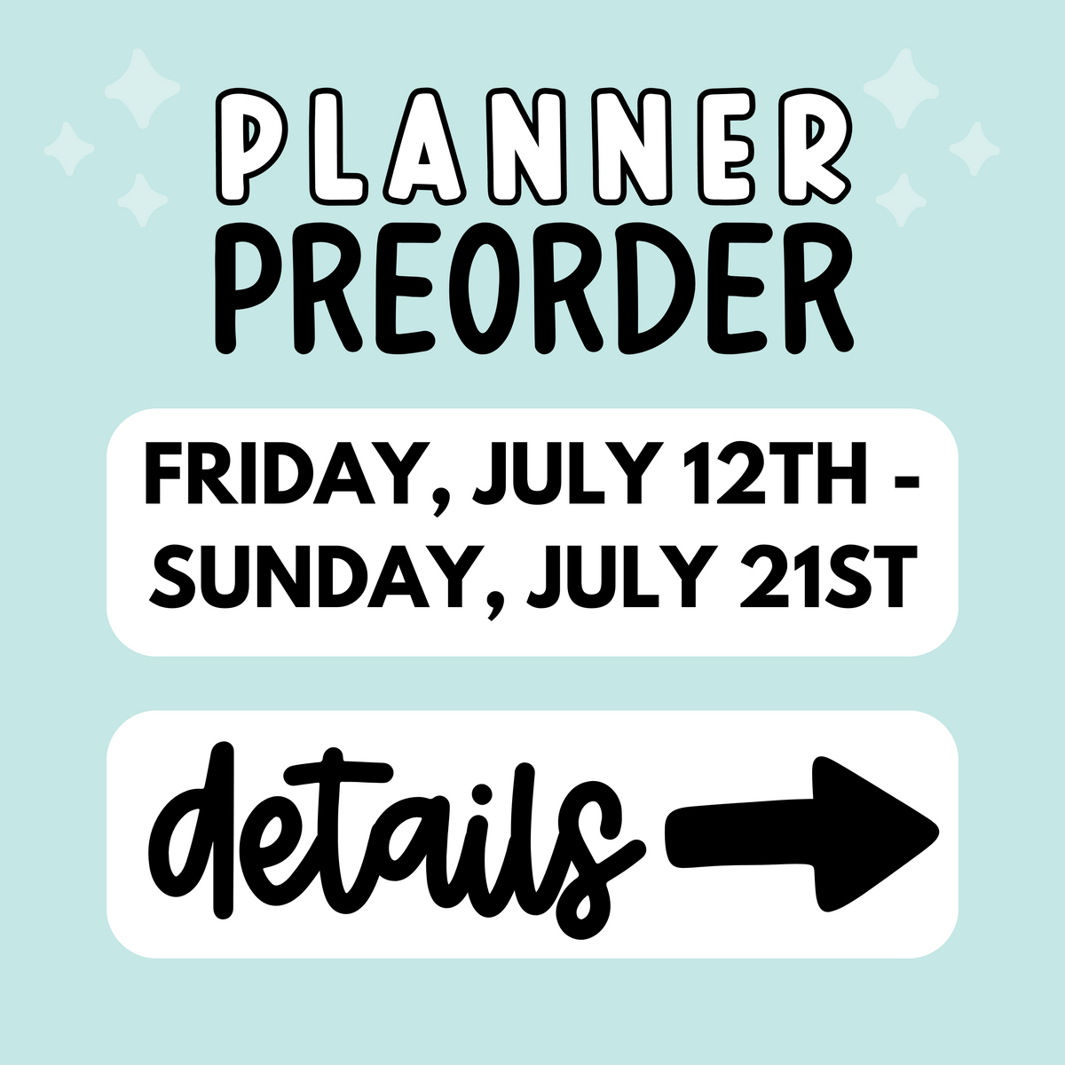 PLANNER PREORDER DETAILS | BEE-6 + PASSPORT
