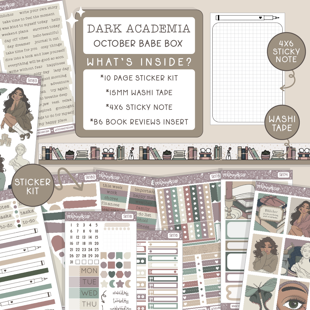 DARK ACADEMIA | OCTOBER 2024 SUBSCRIPTION