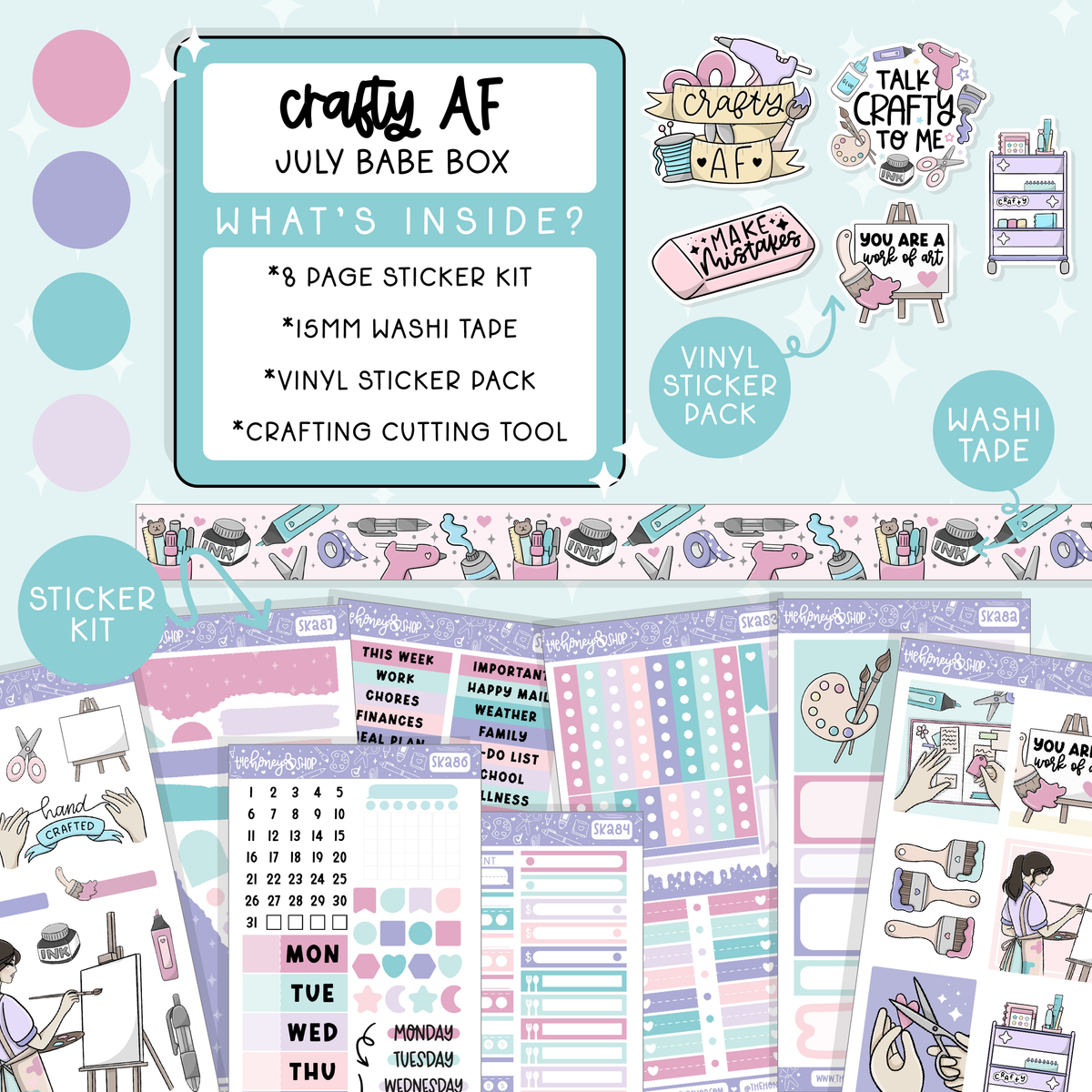CRAFTY AF | JULY 2025 SUBSCRIPTION
