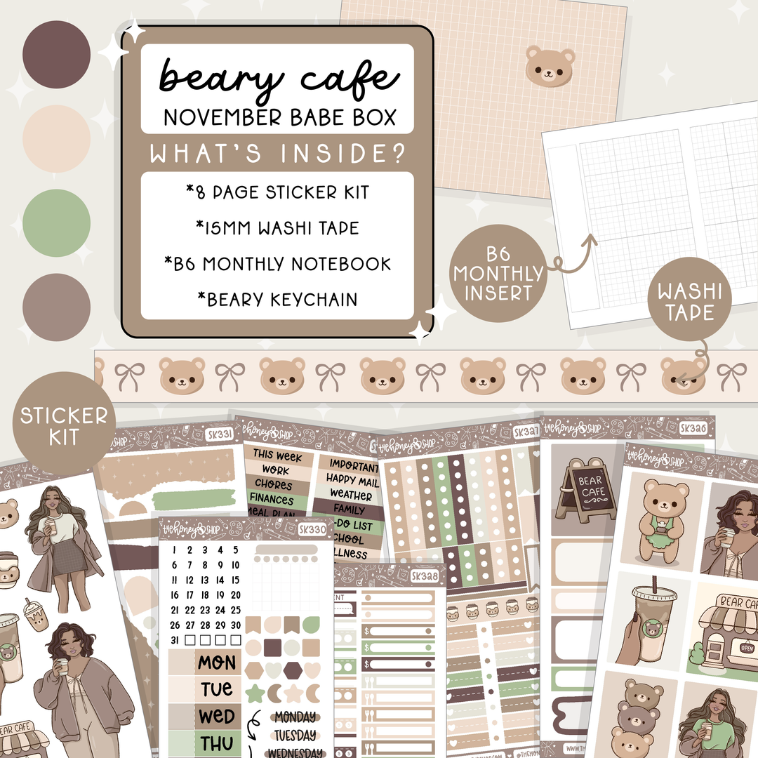 BEARY CAFE | NOVEMBER 2025 SUBSCRIPTION