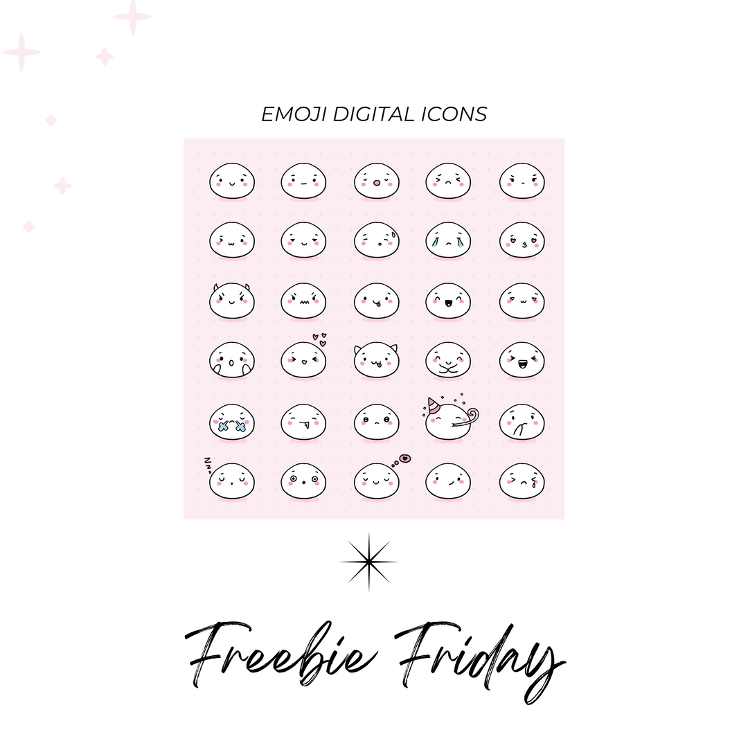 EMOJI DIGITAL STICKER FREEBIE!