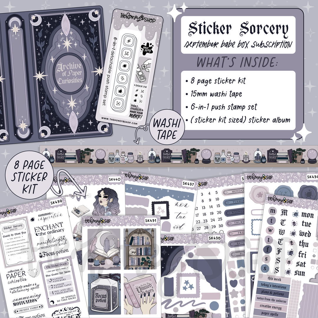 Sticker Sorcery | September 2026 | TheHoneyBShop Subscriptions