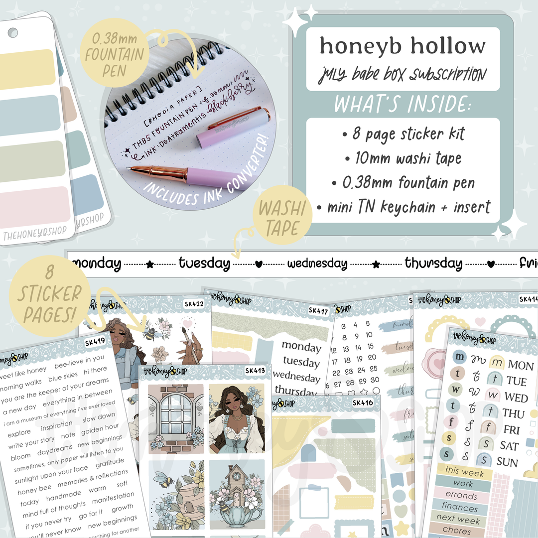 HoneyB Hollow | July 2026 | TheHoneyBShop Subscriptions