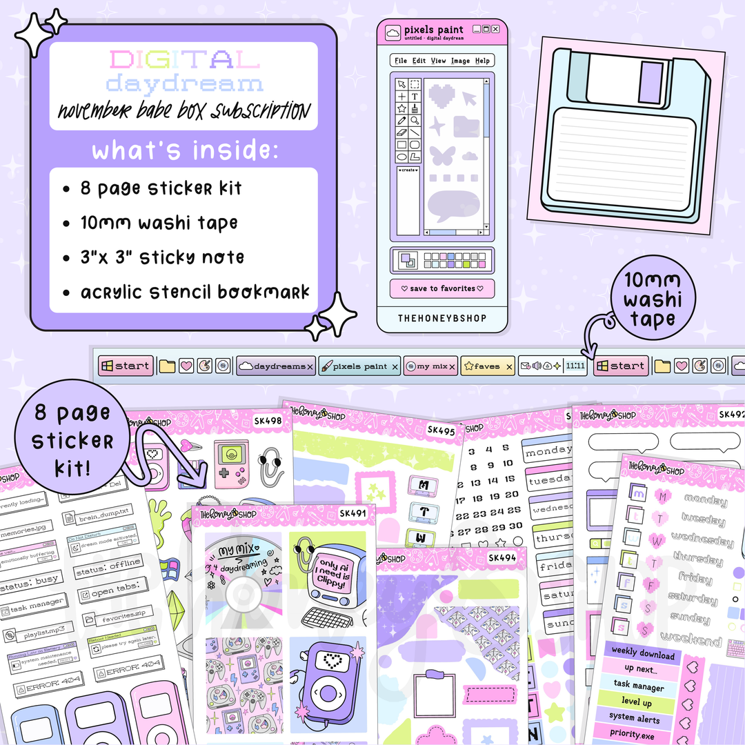 Digital Daydream | November 2026 | TheHoneyBShop Subscriptions