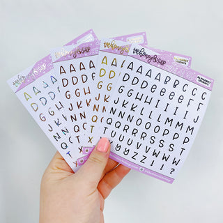 Foiled Stickers ➜