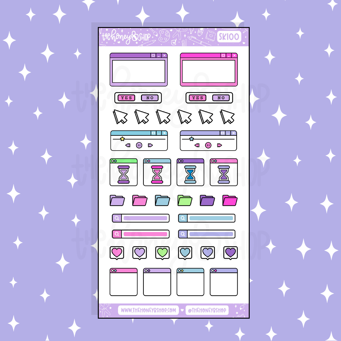Supernova Digital Icons Doodle Sticker | A La Carte