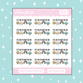 It's Ok To Not Be Ok Lettering Doodle Sticker