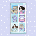 Under the Sea Full Boxes Doodle Sticker | A La Carte | Choose your Skin Tone!