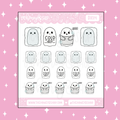 Cold AF Ghostie Doodle Sticker