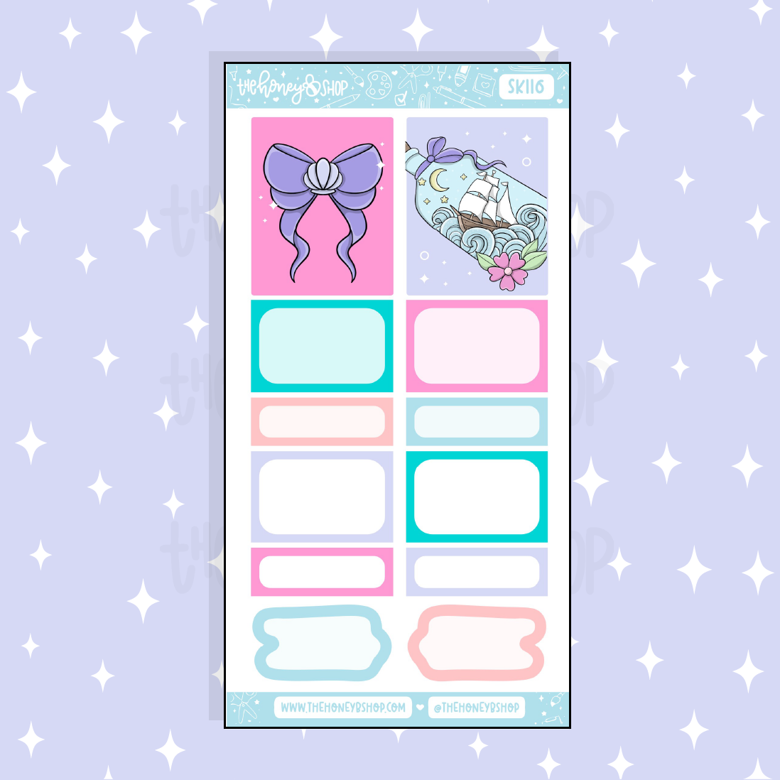 Under the Sea Half Boxes Doodle Sticker | A La Carte