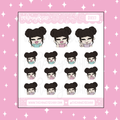 Happy Babes Doodle Sticker | Choose your Skin Tone!