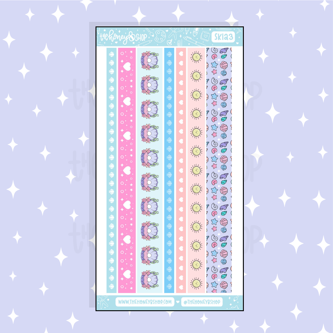 Under the Sea Washi Strips Doodle Sticker | A La Carte