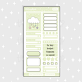 Pastel Green Functional Sheet Doodle Sticker | A La Carte