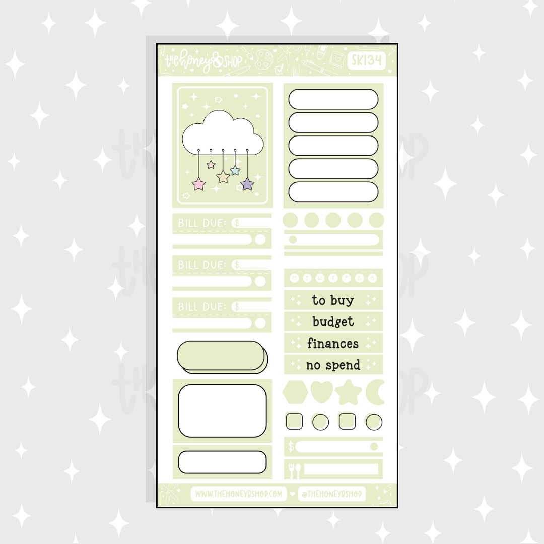 Pastel Dreams | 10 Page Weekly Kit | Choose your Skin Tone!