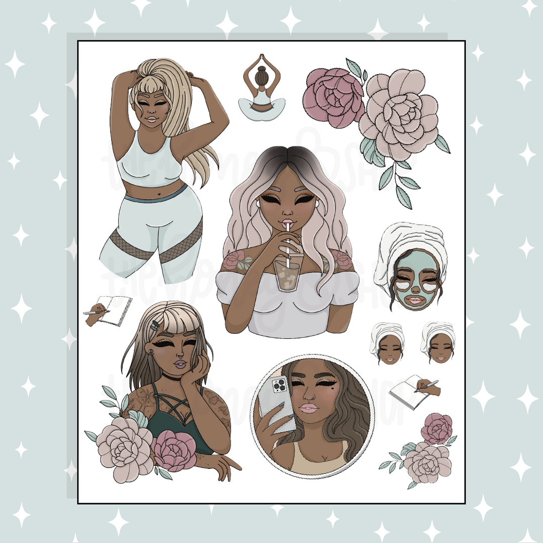 Reset | 10 Page Weekly Kit | Choose your Skin Tone!