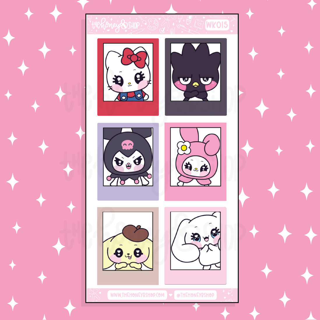Hello Honey Full Boxes Doodle Sticker | A La Carte