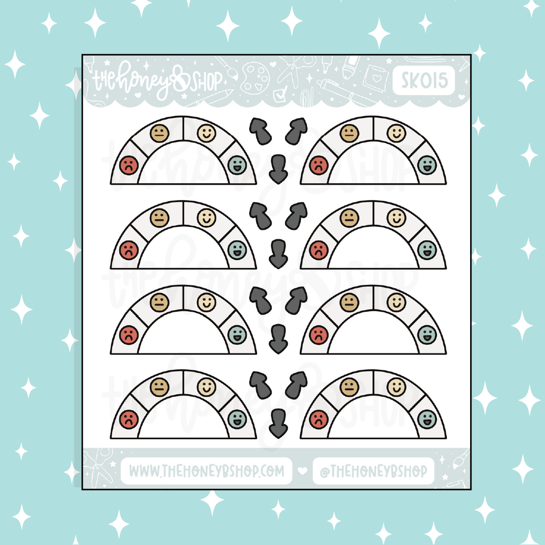 Mood Tracker Doodle Sticker