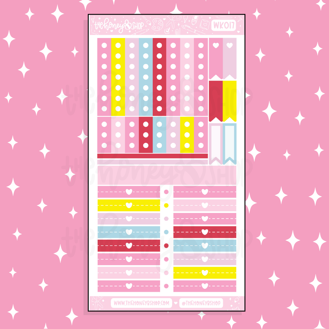 Hello Honey Checklists + Headers Doodle Sticker | A La Carte