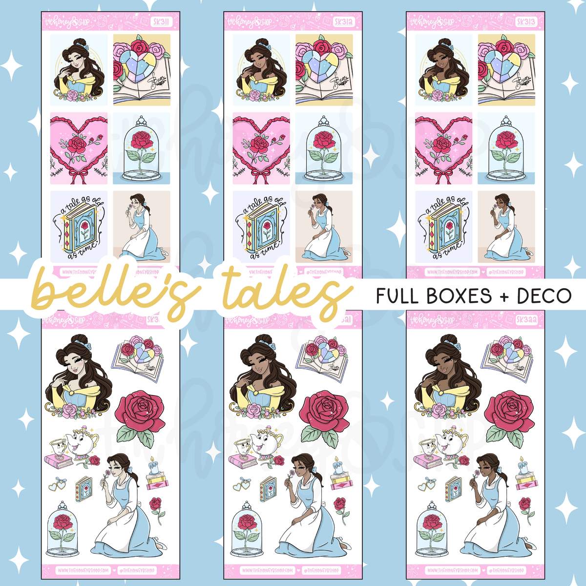 Belle's Tales | 8 Page Weekly Kit | Choose your Skin Tone!