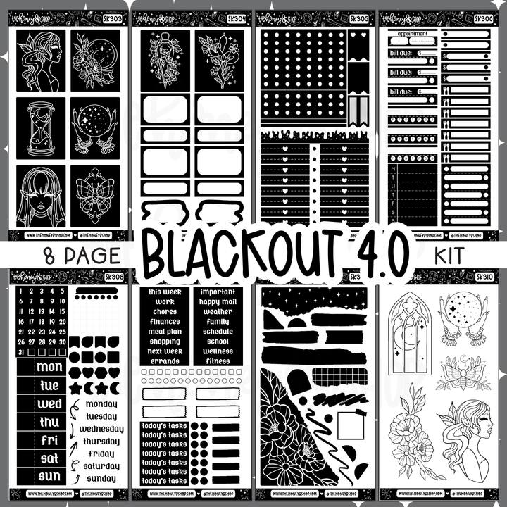 Blackout 4.0 | 8 Page Weekly Kit