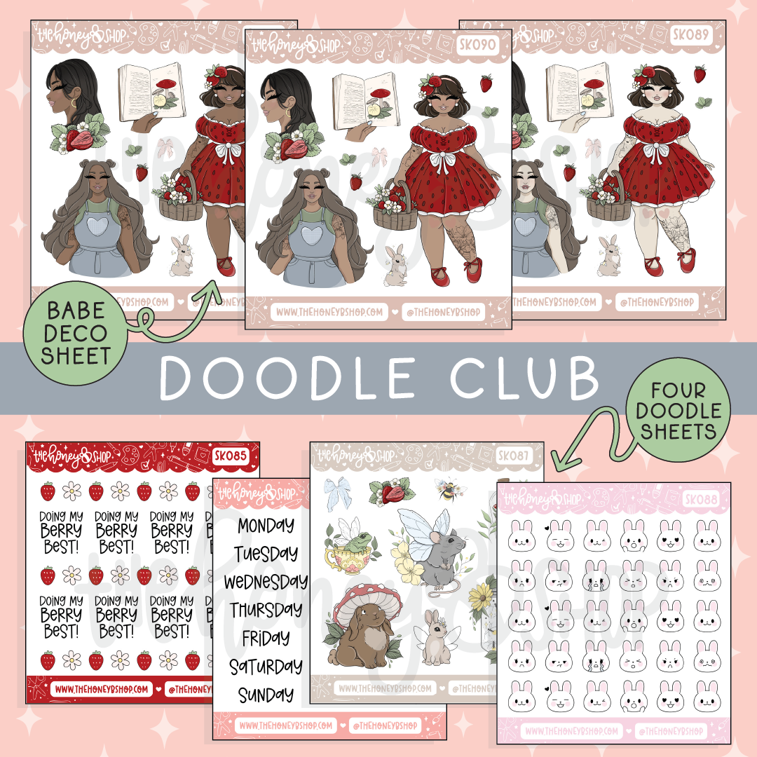 Fields | Deluxe Digital Babe Box - Printable Stickers &amp; Clipart