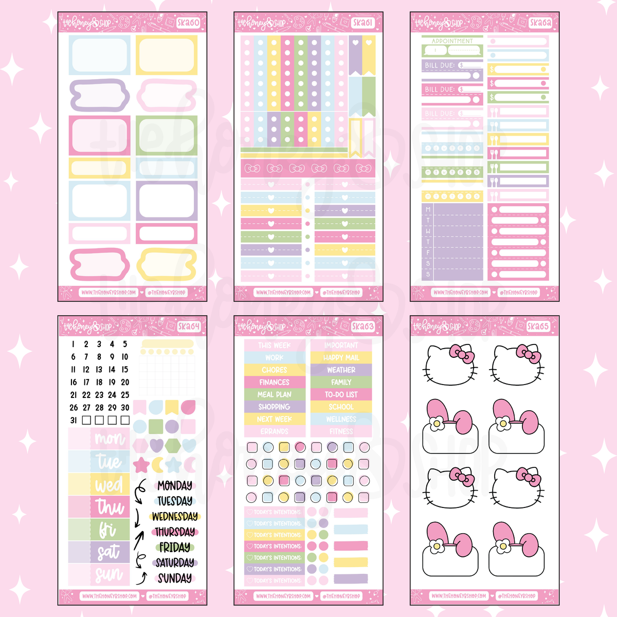 Hello Honey | 8 Page Weekly Kit