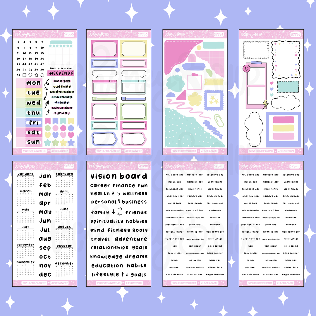 Set For Success | 8 Page Weekly Kit