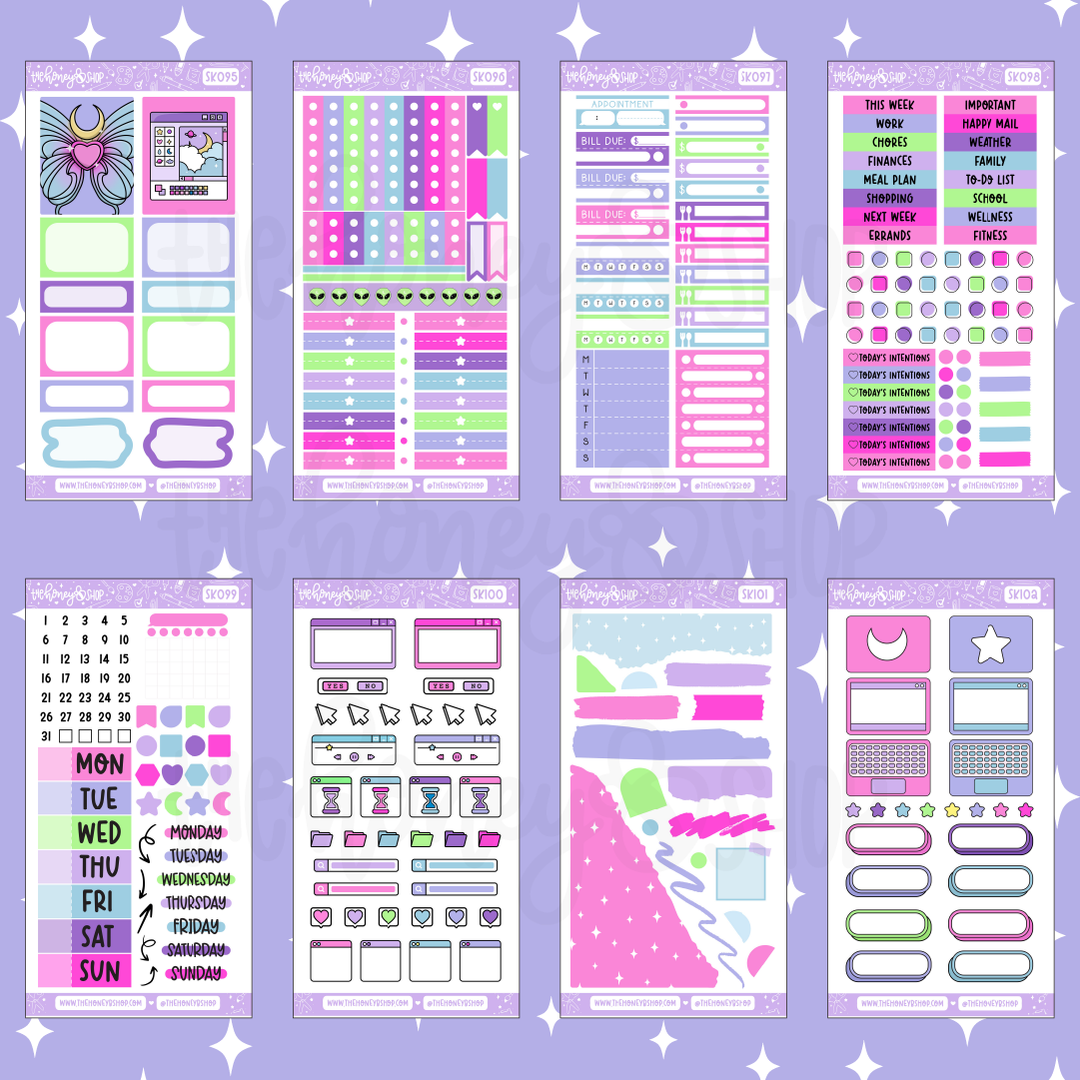 Supernova | 10 Page Weekly Kit | Choose your Skin Tone!