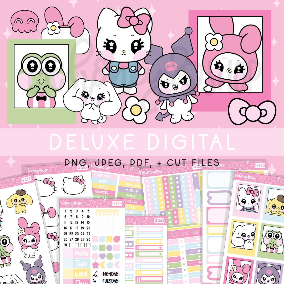 Hello Honey | Deluxe Digital Babe Box - Printable Stickers &amp; Clipart