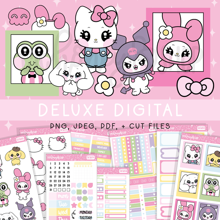 Hello Honey | Deluxe Digital Babe Box - Printable Stickers &amp; Clipart