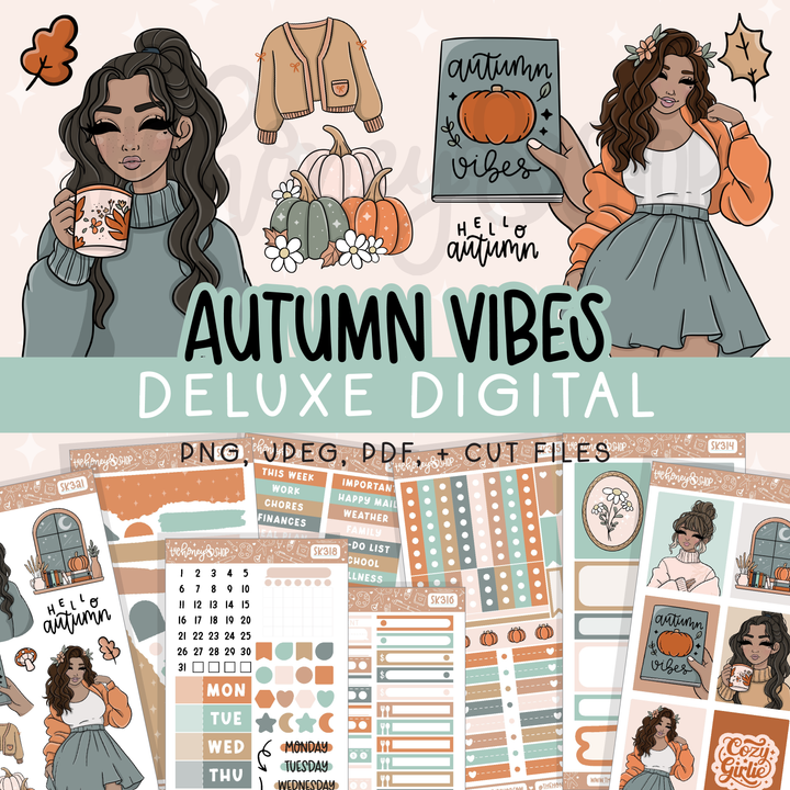 Deluxe Digital Autumn Vibes Bundle