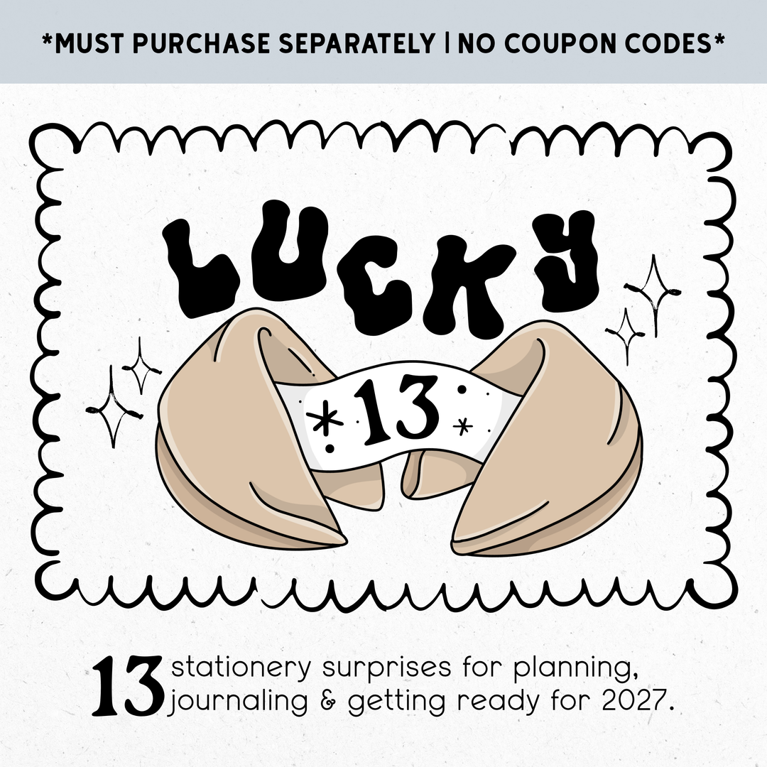 Lucky 13 | 13-Day Sticker &amp; Stationery Advent Calendar
