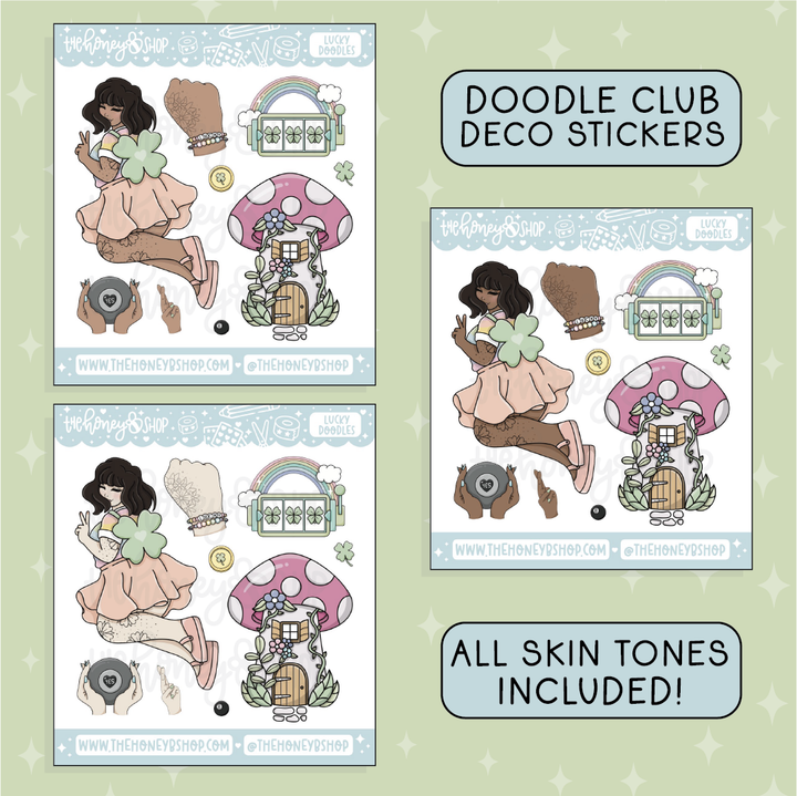 Lucky | Deluxe Digital Babe Box - Printable Stickers &amp; Clipart