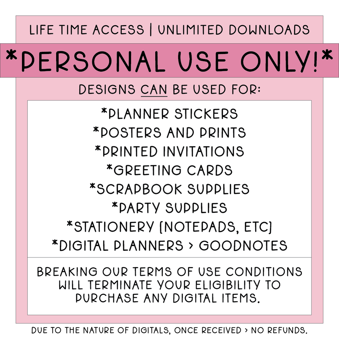 Lucky | Deluxe Digital Babe Box - Printable Stickers &amp; Clipart