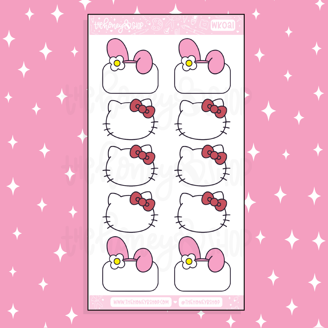 Hello Honey Boxes Doodle Sticker | A La Carte