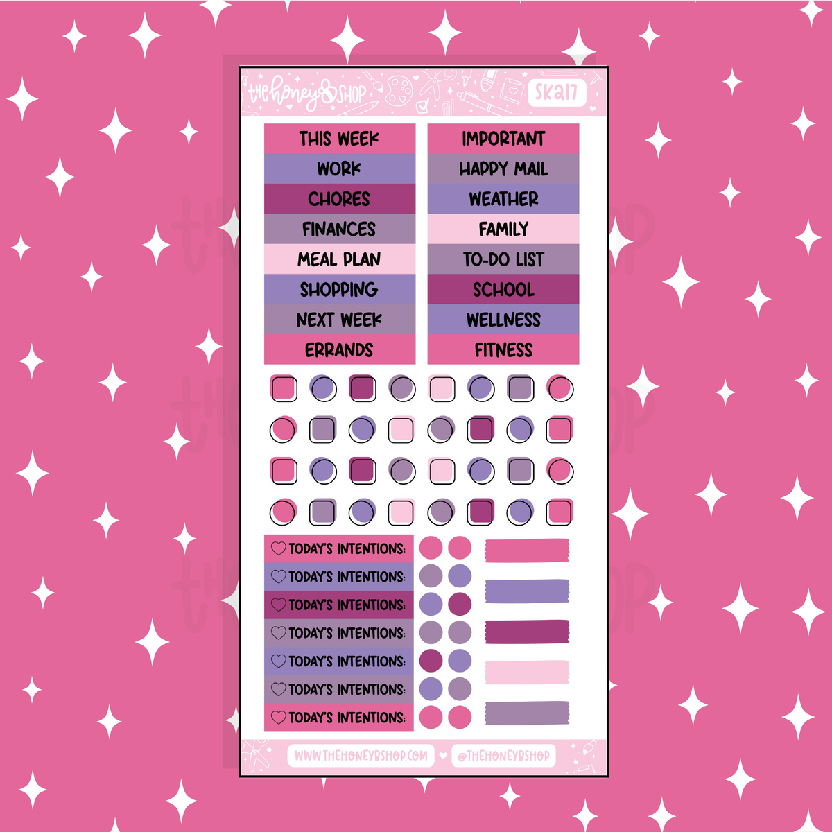 Love Spell Headers + Bullet Points Doodle Sticker | A La Carte
