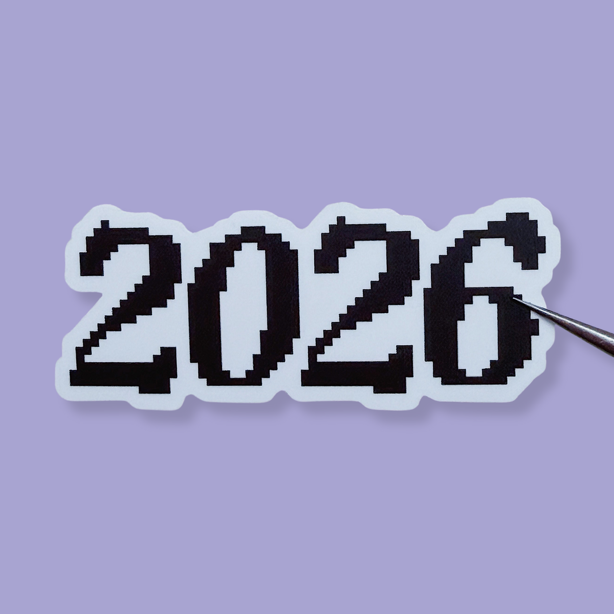 Pixels 2026 Mini Vinyl Sticker Die Cut