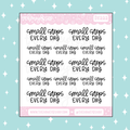 Small Steps Every Day Lettering Doodle Sticker