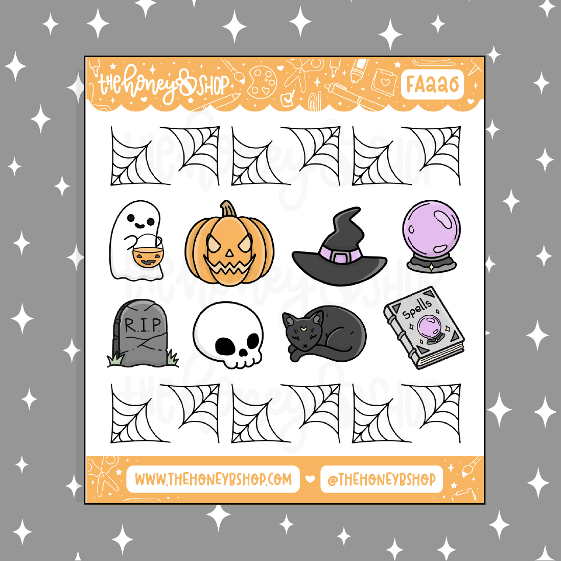 Halloween Doodle Deco Doodle Sticker