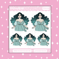 Pegatina Aqua Star del Show Babe Doodle | ¡Elige tu tono de piel!