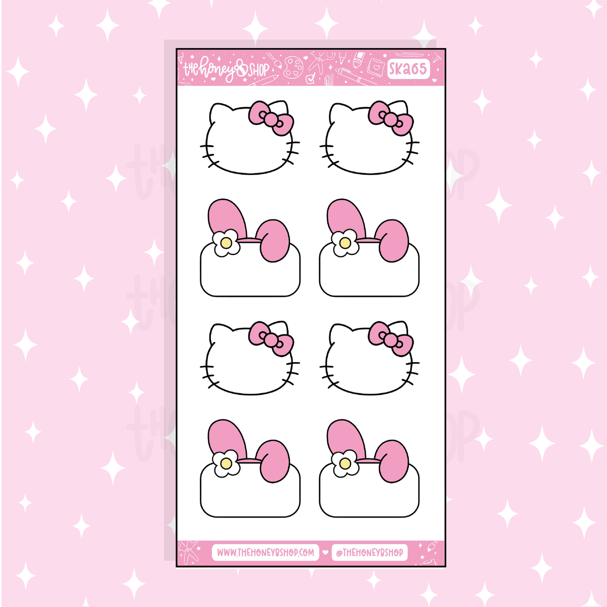 Hello Honey Deco Boxes Doodle Sticker | A La Carte
