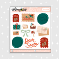Dear Santa Deco Doodle Sticker