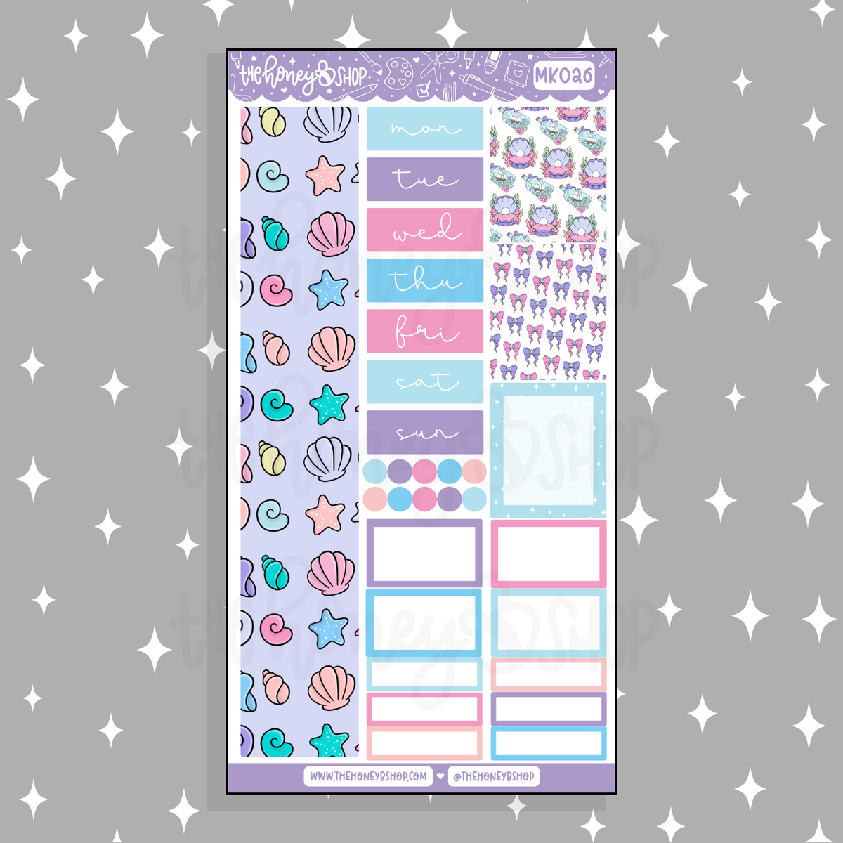 Under the Sea BEE6 Monthly Kit | Fits BEE6 TRP Planner