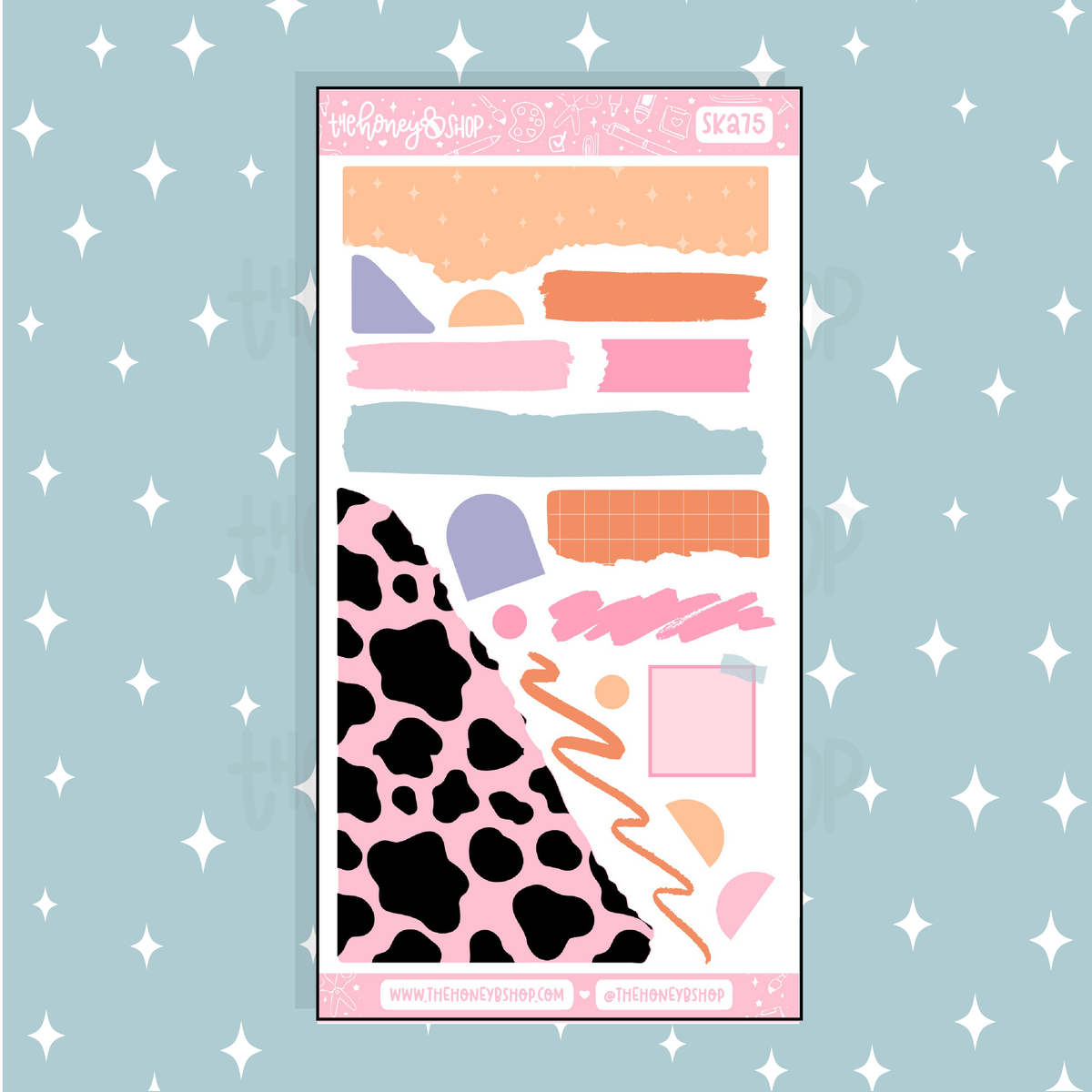 Desert Charm Journaling Planner Doodle Sticker | A La Carte