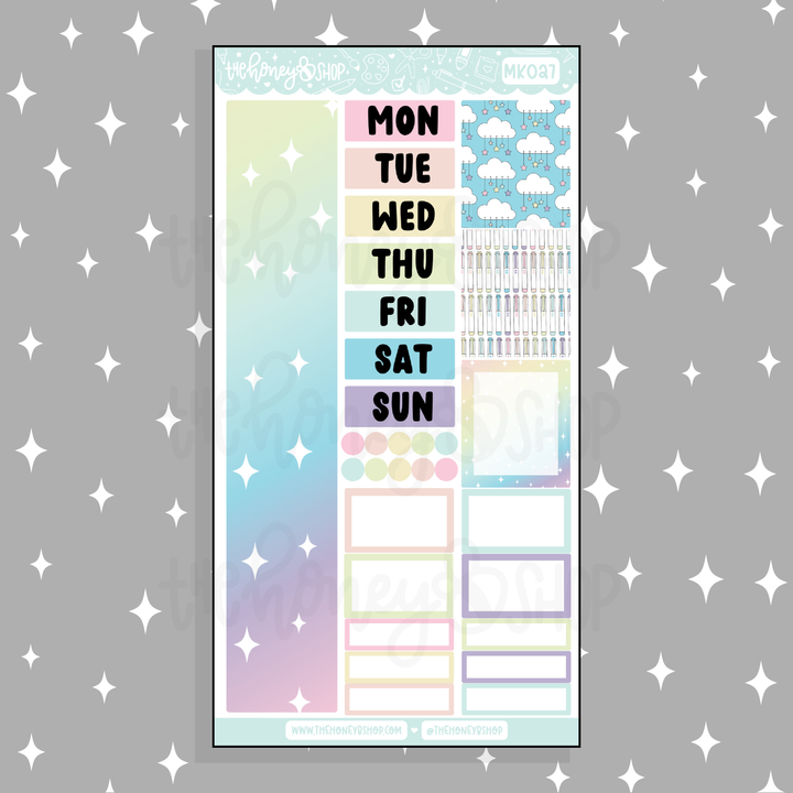 Pastel Dreams BEE6 Monthly Kit | Fits BEE6 TRP Planner