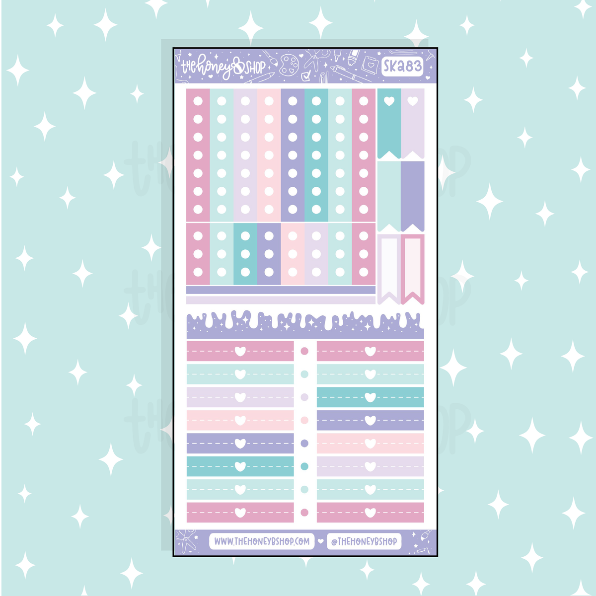 Crafty AF Checklists + Headers Doodle Sticker | A La Carte