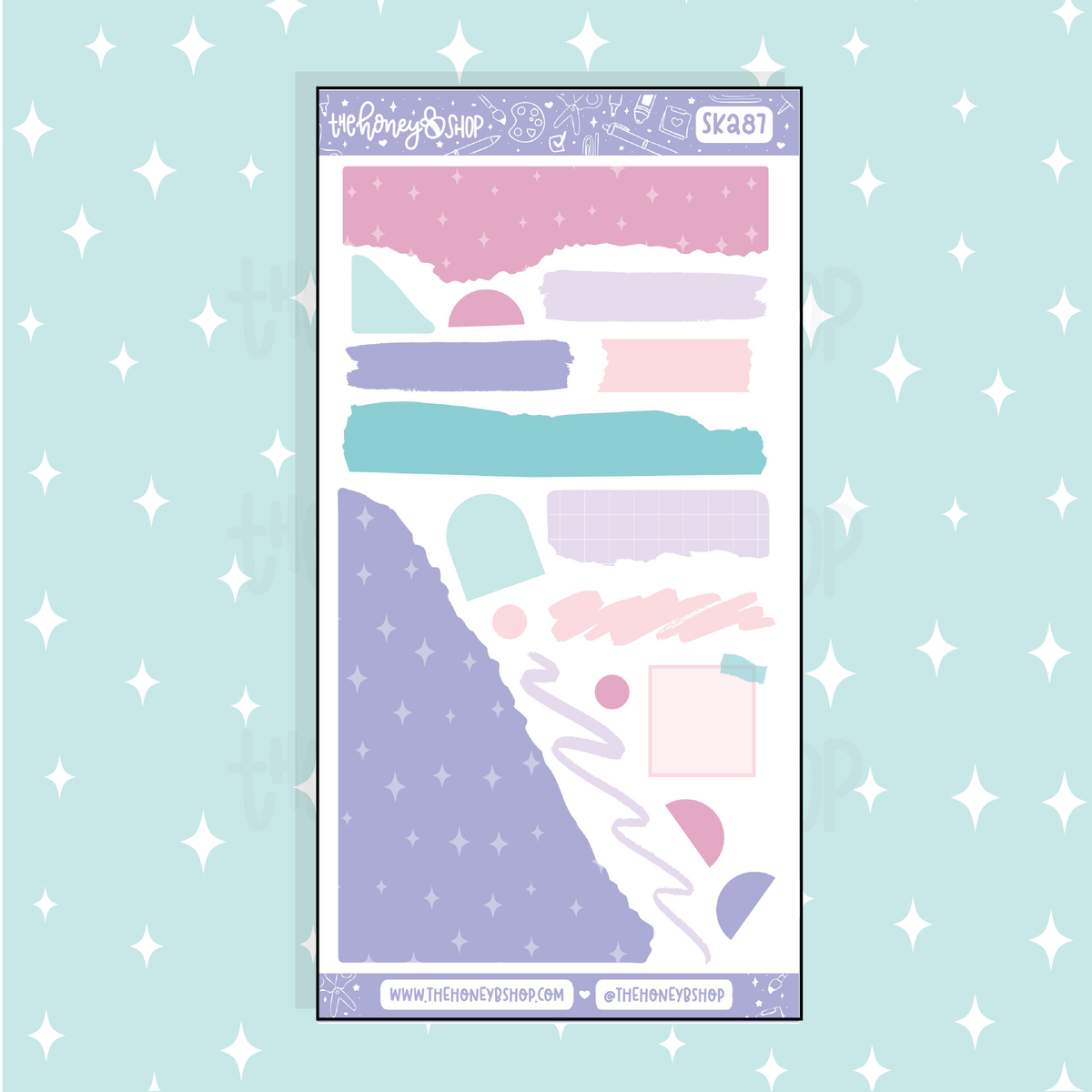 Crafty AF Journaling Planner Doodle Sticker | A La Carte