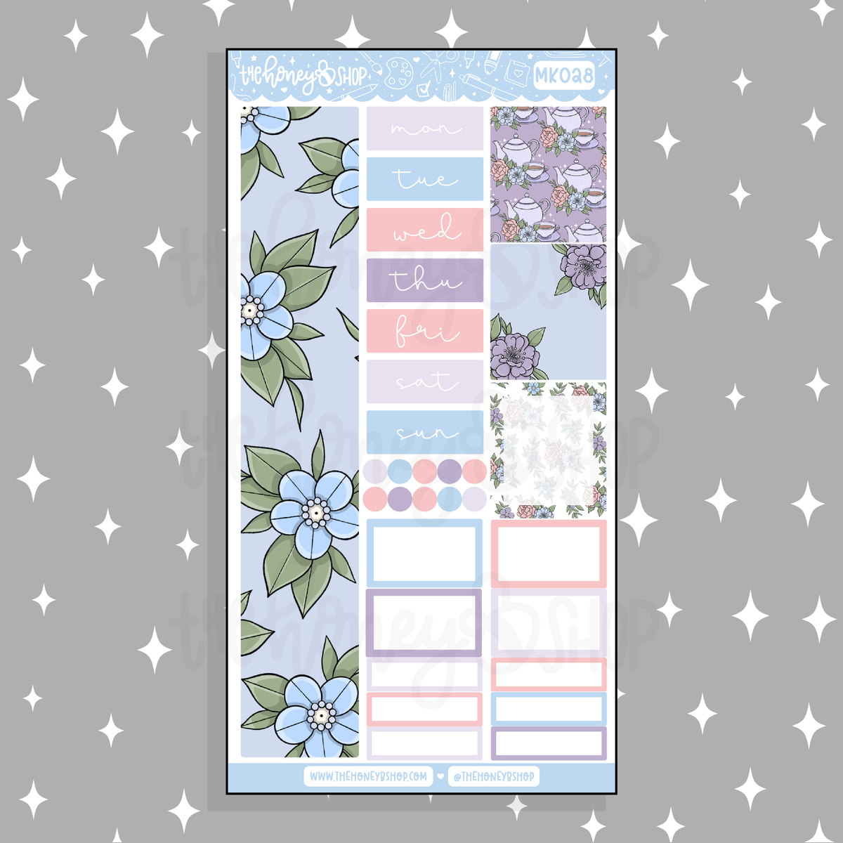 Tea Party BEE6 Monthly Kit | Fits BEE6 TRP Planner